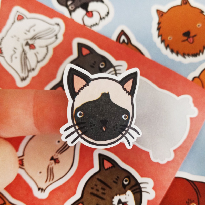 Custom Kiss Cut Sticker Sheets 6741