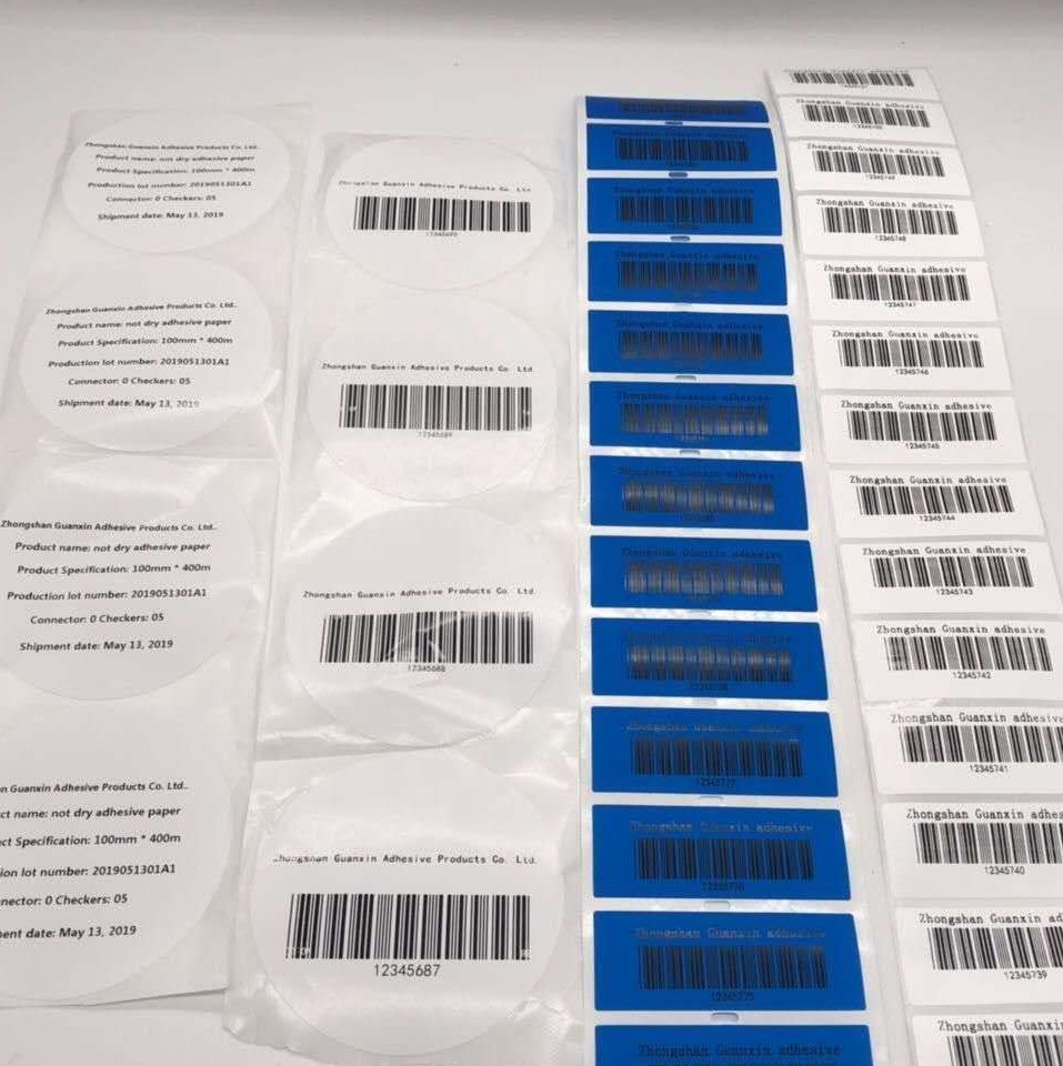 Custom Barcode Sticker Labels